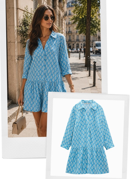 Zara Dresses & Skirts - Nfs❌ZARA flounced hem floral dress with collar